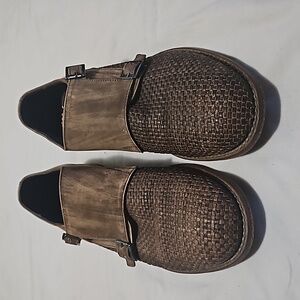 EVC double monkstraps.